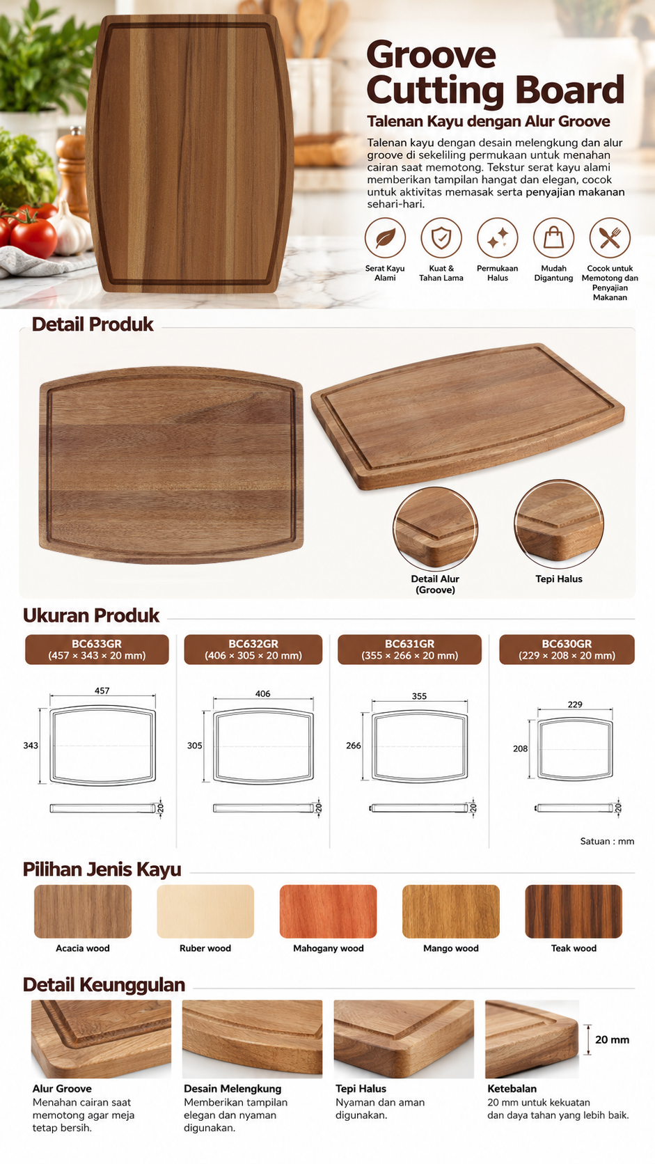 Groove Cutting Board 